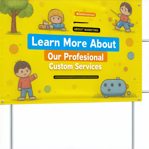 打造專屬橫額：3米x1米的卡通設計等你來選擇！立即了解更多專業訂製服務！