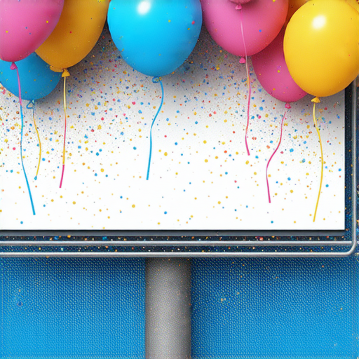 「驚喜！你的專屬廣告牌設計即刻啟動，讓每個慶祝時刻更難忘！」