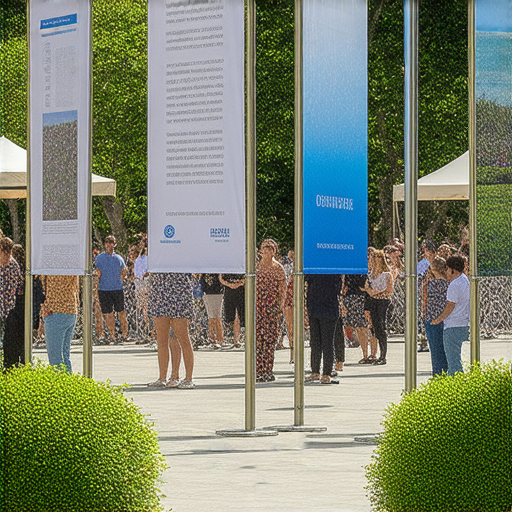 "發現最具吸引力的戶外展架！立即了解直型與布拉網的專業服務！"