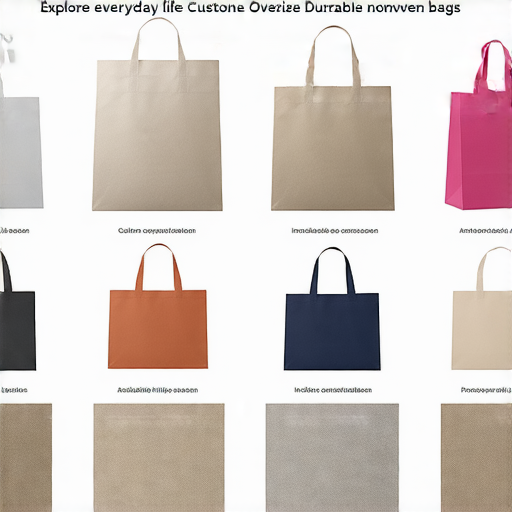 「探索無限可能！客製超大耐用不織布袋，現貨立即選購，讓您的禮物更具心意！」