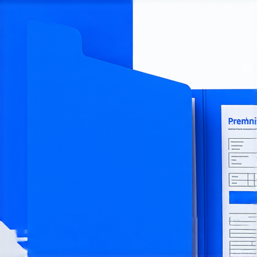 藍色紙質文件夾展現無限可能，專業服務協助提升辦公效率，整齊收納文件，增強工作效率，為企業提供最佳解決方案。