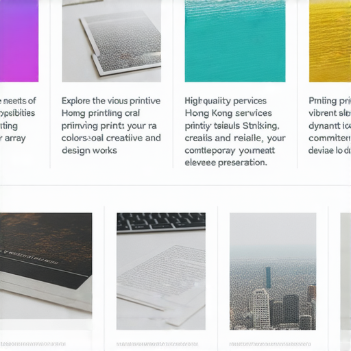 「探索無限可能！立即了解我們的香港印刷服務，讓您的創意飛至巔峰！」