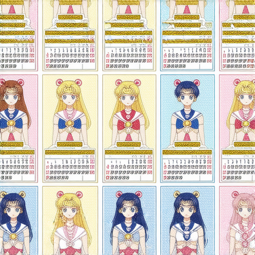 「探索獨特印刷掛曆：美少女戰士限定版！立即定制你的專屬風格！」