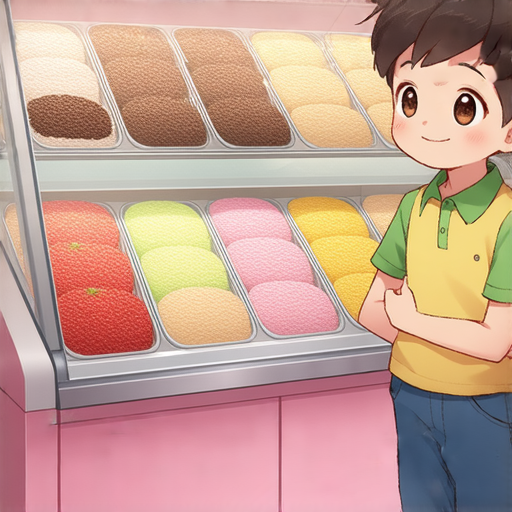 有一天，小明去買冰淇淋，他問店員：「你們有什麼口味的冰淇淋？」

店員熱情地回答：「我們有草莓、巧克力、香草、抹茶，還有最近新推出的榴槤口味！」

小明皺起眉頭，說：「榴槤口味的冰淇淋？這是冰淇淋還是冰