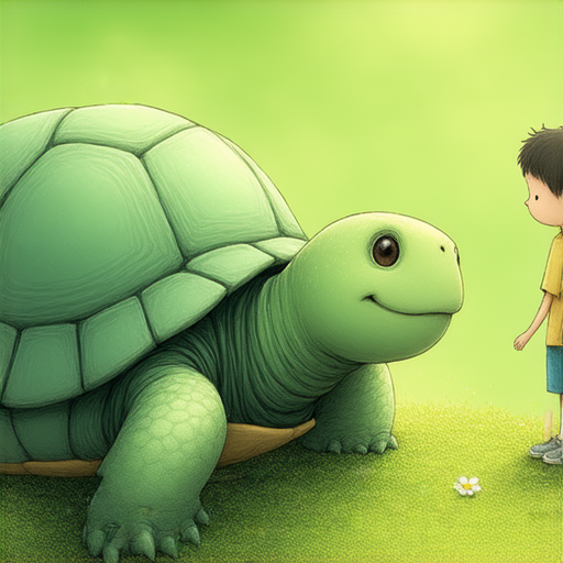 有一天，小明在路邊看到一隻烏龜。他好奇地問烏龜：「你怎麼那麼慢啊？」

烏龜回答：「我不是慢，我是享受生活！」

小明又問：「那你為什麼背著那麼重的殼啊？」

烏龜笑著說：「這叫隨身行李，隨時都能入住五星級酒店！」