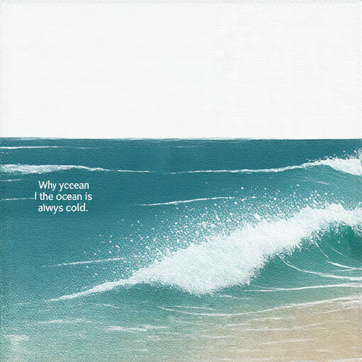 為什麼海洋總是這麼冷？

因為它有很多“海浪”(海量)的水！