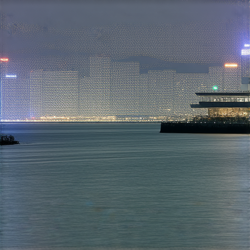 九龍灣燈光煥新的場景，展示專業的換燈服務，明亮的燈光照耀著周圍，突顯水電好品牌形象，吸引顧客體驗高品質的照明效果。