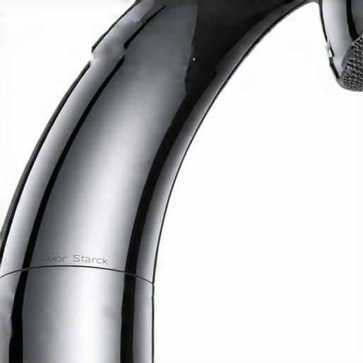 水電好專業維修服務展示Axor Starck水龍頭，特寫設計魅力及細緻工藝，強調其現代美學及實用性，吸引消費者了解更多優質產品與維修服務。