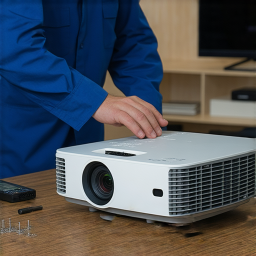 「家用投影機故障不要慌！了解專業維修，讓您的視界重現精彩！」