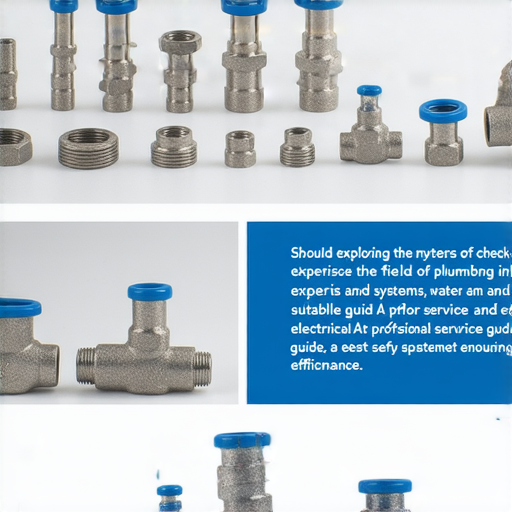 「探索止回閥的奧秘！如何選擇最適合的水電設備？立即了解水電好專業服務！」