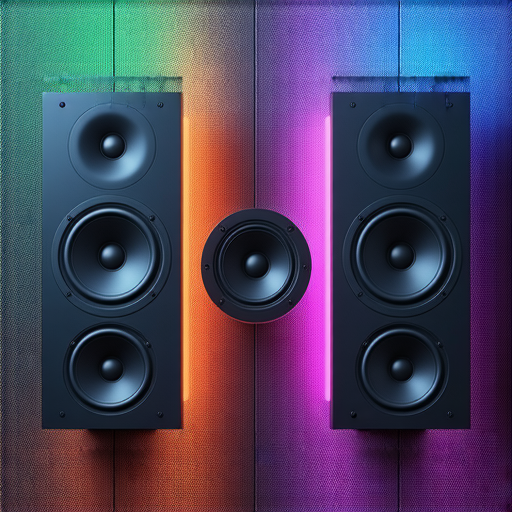 震撼音效展示，強調7.1喇叭的神秘技術與維修服務，輕鬆享受高品質音效的魅力，吸引使用者點擊探索更多資訊。