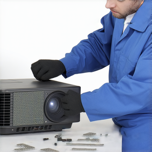 「破解DLP投影機花屏謎團，專業維修服務助你重獲清晰影像！」