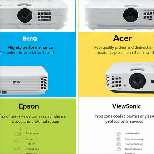 「無線投影機大比拼！BenQ、Acer、Epson與ViewSonic，哪款無懈可擊？立刻了解專業維修服務！」