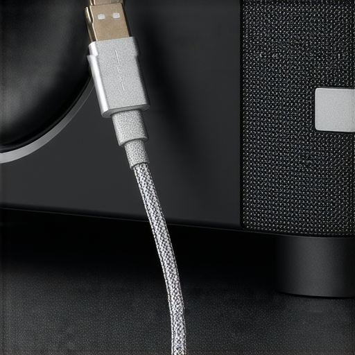 解鎖音響潛能的USB線使用技巧與維修服務，展示USB連接線的特寫，背景為音響系統，強調高效連接與音質提升，鼓勵用戶探索更多實用方法！