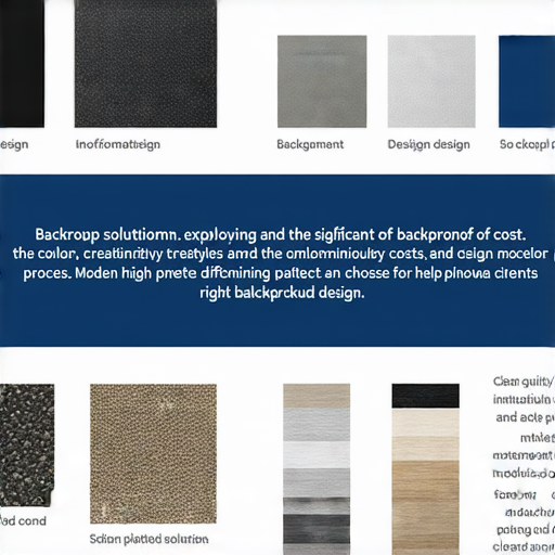 設計背幕的意義與價錢探討