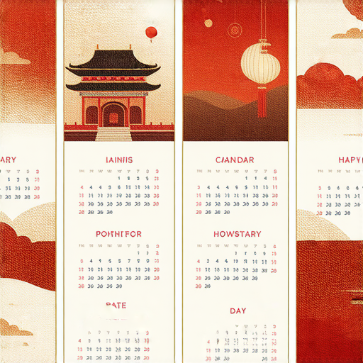 創意設計農曆年曆卡打造獨特日期體驗