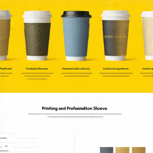 多樣化印刷產品解決方案：從隔熱杯套到燙金設計的全方位指南