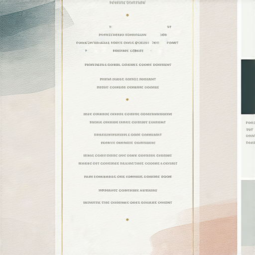 請帖寫法詳解：從封面設計到內容編排的全攻略