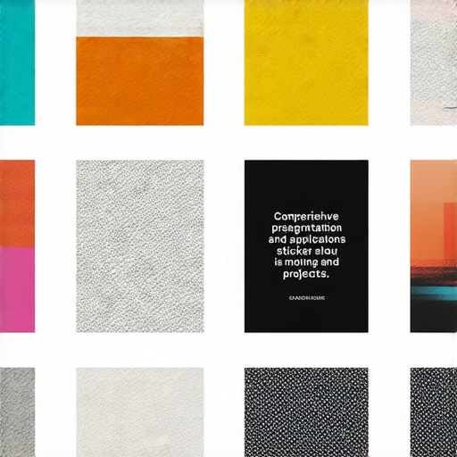 全面了解貼紙印刷的技巧與應用領域！