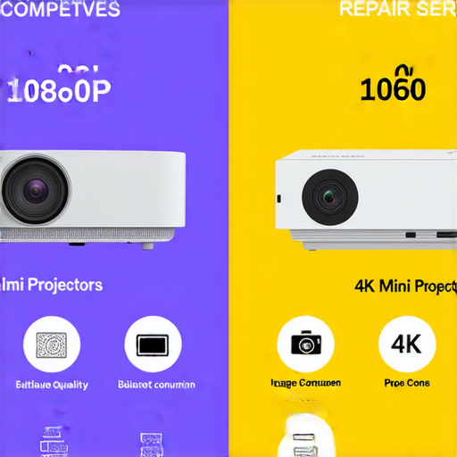 「為何選擇1080p或4K微型投影機？了解優缺點並尋求專業維修服務！」