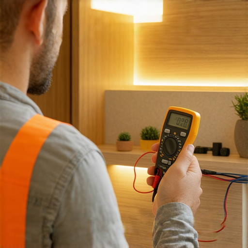 「發現LED燈漏電隱患？水電好助你一鍵檢修，安全無憂！」