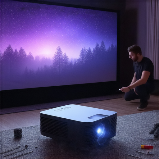 家庭影院投影機故障維修秘訣，展示投影機檢查和維修過程，提升觀影體驗，創造夢幻家庭影院環境。