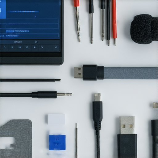 解密USB音響線的潛力，展示專業維修服務提升音質的過程，突顯音響設備及維修工具，專注於優化音質體驗。