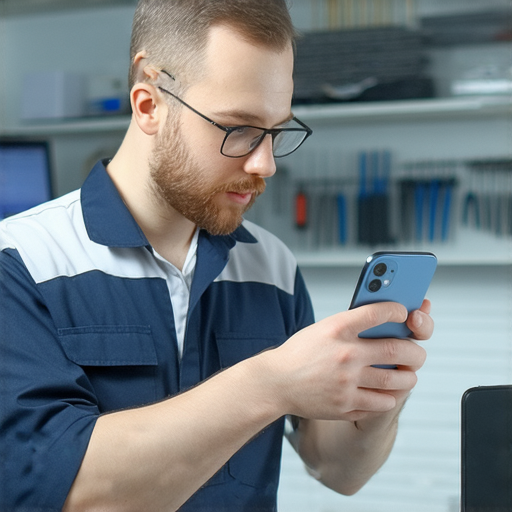 iPhone 相機故障檢查，展示專業維修團隊正在處理問題，解決用戶的疑慮，提供快速可靠的維修服務，幫助恢復您的相機功能。