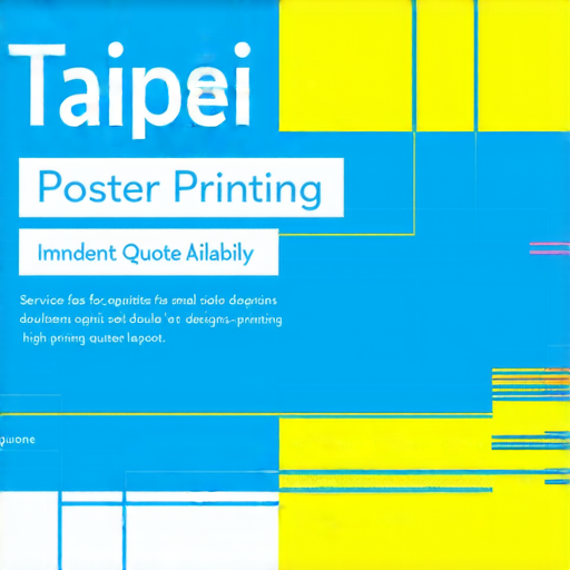「探索台北海報印刷的極速選擇—少量、多樣、雙面印刷，馬上獲取報價！」