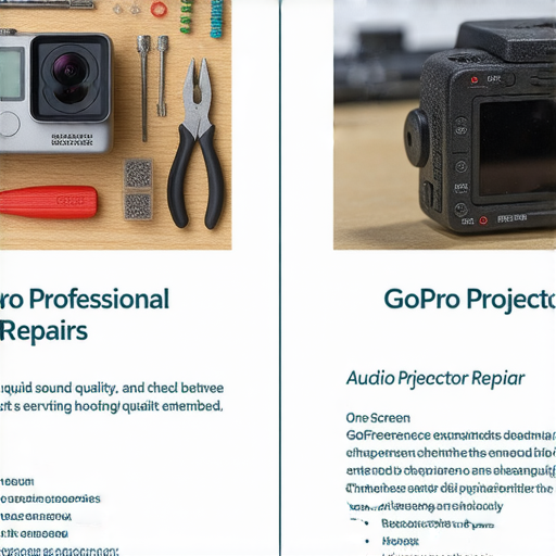 「搶先發現！為何你的GoPro需要專業維修？了解音響與投影機維修的秘密！」