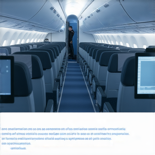 投影機在飛機上的使用情境，展示安全檢查過程及潛在壞處，並提及專業維修服務，探討投影機在航空環境中的適用性及挑戰。