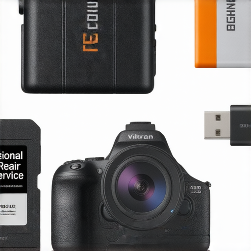 單反相機與Type C SSD的互動，展示提升拍攝效率的攝影裝備，專業維修服務的資訊，旨在為單反玩家提供高效拍攝體驗。