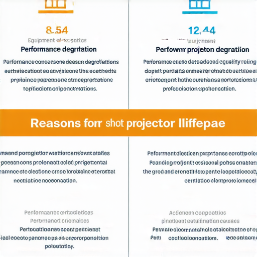 投影機使用壽命短的原因分析圖，揭示投影機性能劣化的真相並介紹專業維修服務，幫助用戶延長設備壽命，確保最佳投影效果。