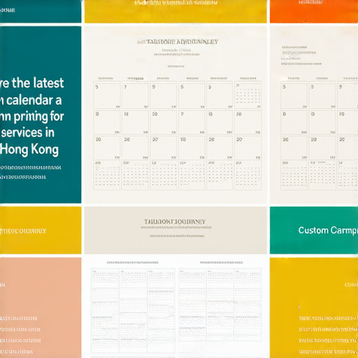 探索香港最新月曆印刷服務，定制你的專屬時間旅程！立即了解更多！