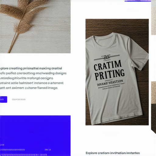 "探索我們專業印刷服務，打造獨特T恤、喜帖及更多，立即了解如何提升您的品牌形象！"