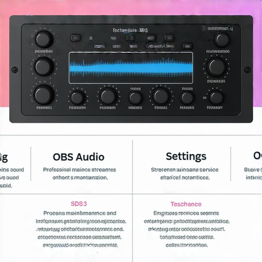 「揭密OBS音效設定技巧！讓您的直播瞬間升級，還可享專業維修服務！」