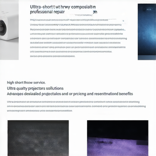 「超短焦投影機價格究竟多驚人？立即了解專業維修服務，助你選擇最佳投影方案！」