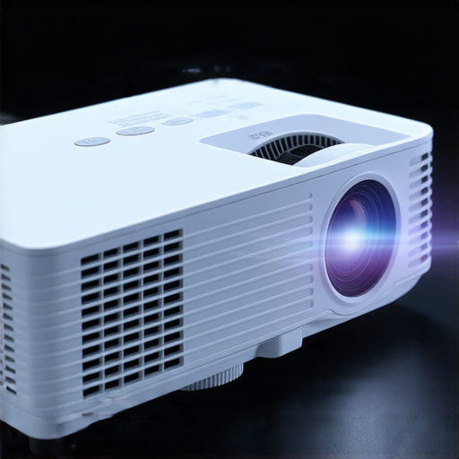 揭開移動式投影機潛力的圖片，展示專業維修服務，提升視覺體驗的完美解決方案，突顯精湛技術和服務品質，吸引潛在客戶瞭解更多。