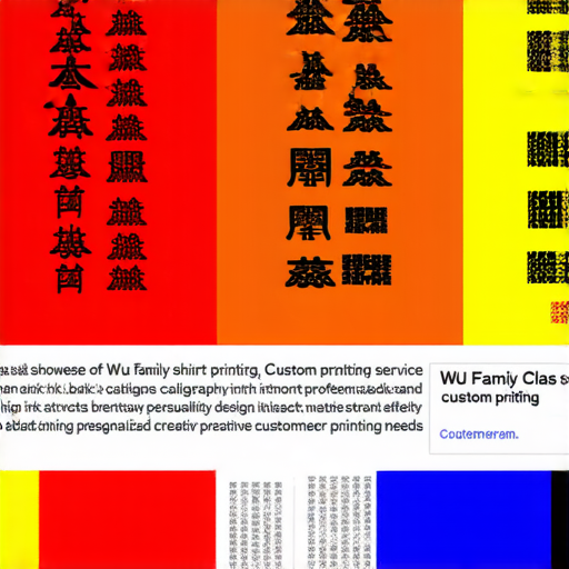 「發現獨特風格的吳家班班衫印刷服務，立即設計你的專屬毛筆字樣！」