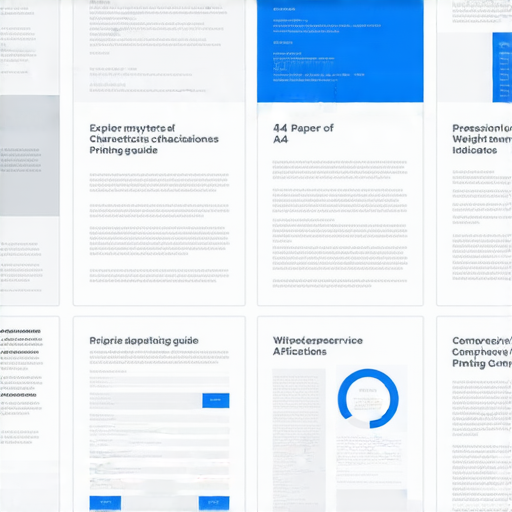 「探索A4紙的奧秘：價格、重量、印刷全攻略，立即瞭解我們的專業服務！」