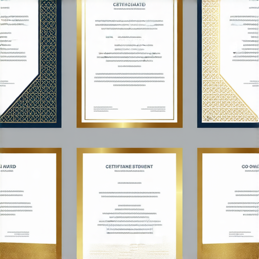 「獎狀樣板大公開！探索多元化設計，讓您的比賽更具專業感！」
