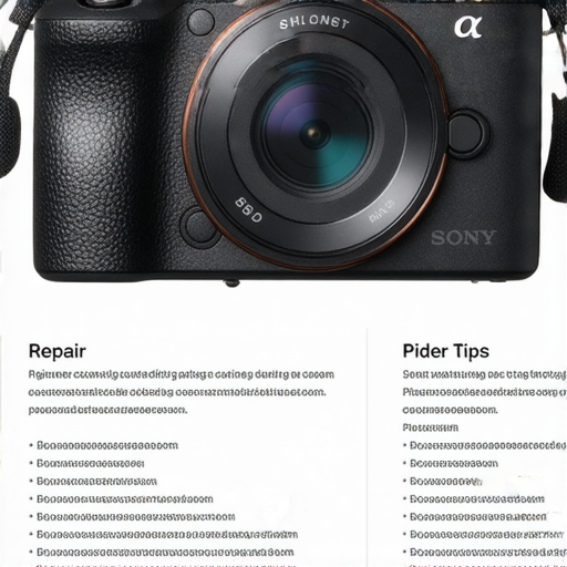 「新手必看！Sony相機的隱藏技巧與維修秘訣，一起解鎖攝影新世界！」