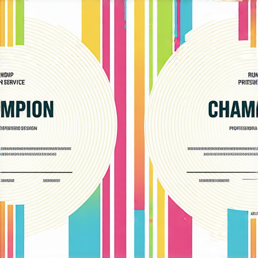 「探索獨特的冠軍與亞軍獎狀設計，立即聯繫我們的印刷專業服務！」