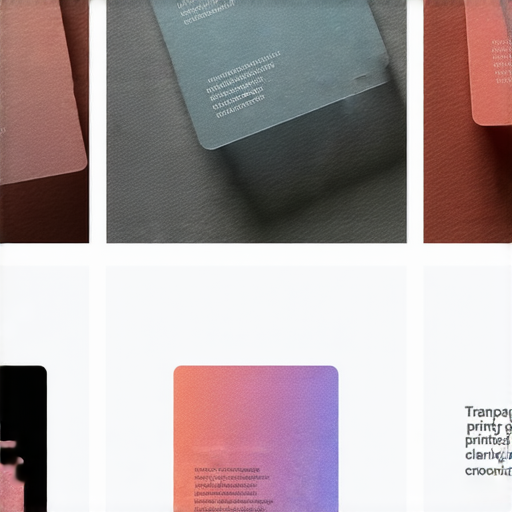 「探索創意無限的透明卡片印刷，讓您的形象卡通化！立即了解專業服務！」