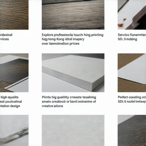 「探索香港過膠價格！專業印刷服務助您打造完美產品！」