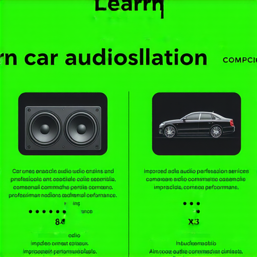 從零開始！掌握汽車音響安裝秘訣，還有專業維修服務等你了解！