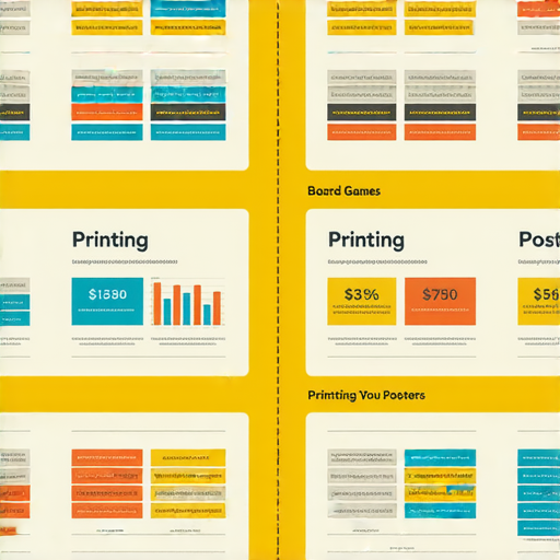 「揭開印刷報價的秘密！探索桌遊與海報的最佳成本方案！」