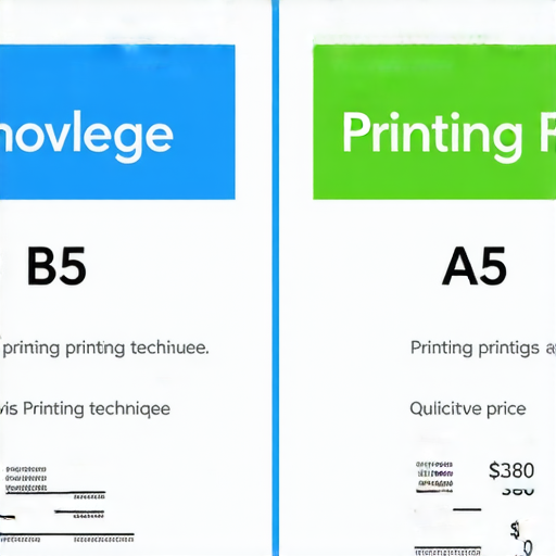 「揭開印刷技藝的神秘面紗：B5與A5印刷價格比拼，來了解我們的專業服務！」