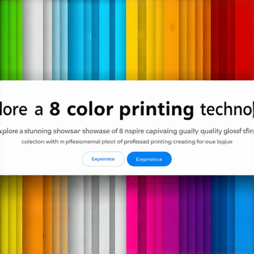 探索我們的8色印刷技術，打造精美光油作品集，立即聯繫專業印刷服務！