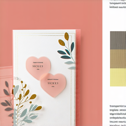 「探索透明貼紙的無限可能，打造獨特喜帖與專業標籤！立即詢問我們的印刷服務！」